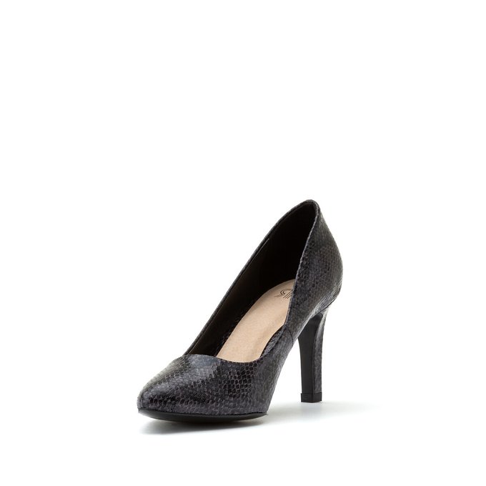 escarpins python gris
