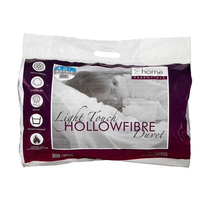 Hypo Allergenic Hollowfibre Duvet 4 5 Tog Multi Coloured