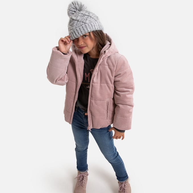 Manteau D'hiver Fille - Parka Polaire Chaude Avec Capuche Fourrure - Coupe-vent, Imperméable - Taille 5-6 à 14-15 Ans