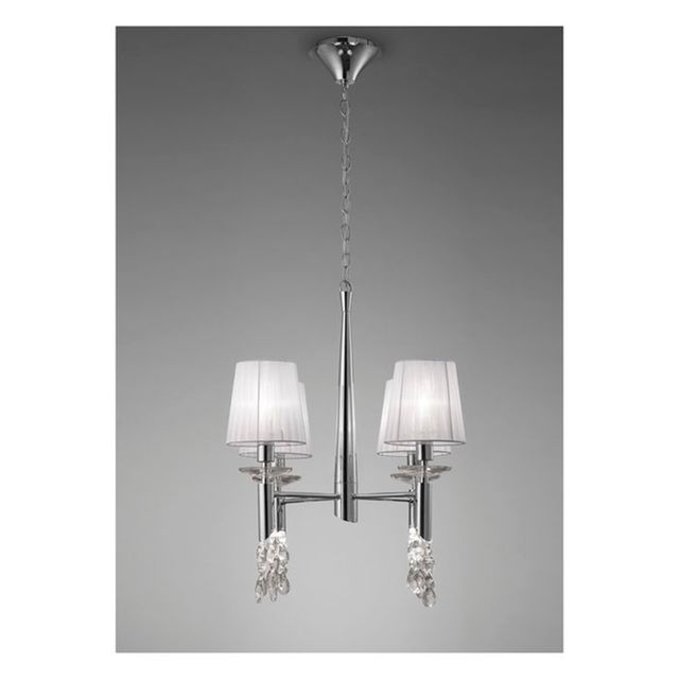 Suspensions Tiffany Chrome 4x20w Mantra La Redoute