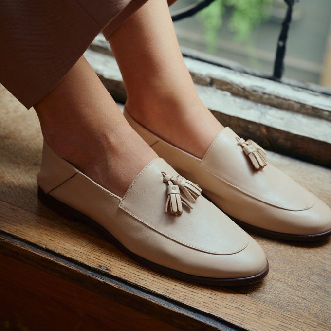 mocassin femme italien