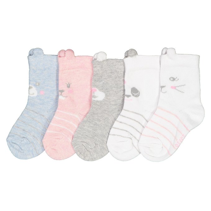 Chaussette Enfant Gamme De Pointures Lot De 5 Paires De Chaussettes Bebe Garcon Vetements Et Accessoires