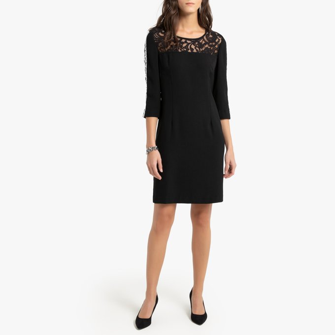 robe guipure noire