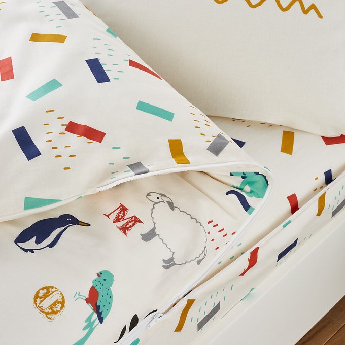 Caradou Avec Couette Animalia Imprime Multicolore La Redoute Interieurs La Redoute