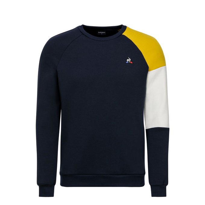 sweat le coq sportif homme jaune