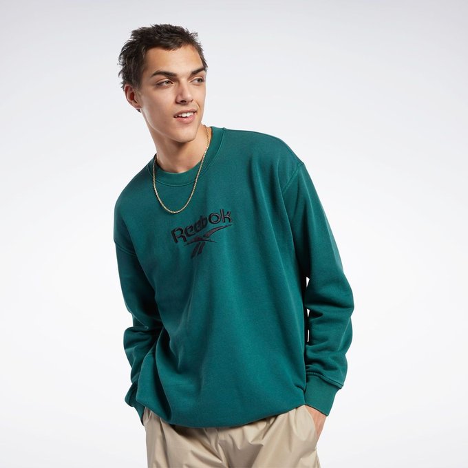 pull reebok femme verte