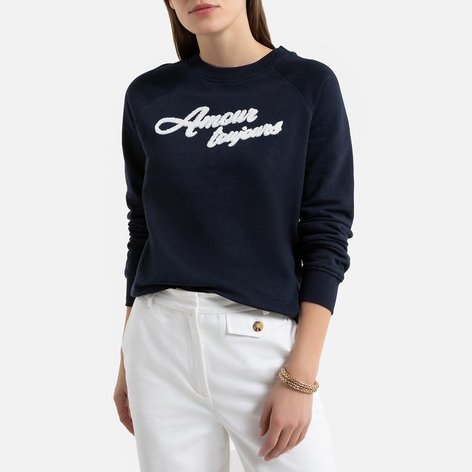 slogan sweatshirt