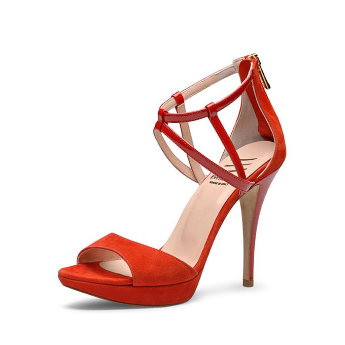 talon ouvert rouge