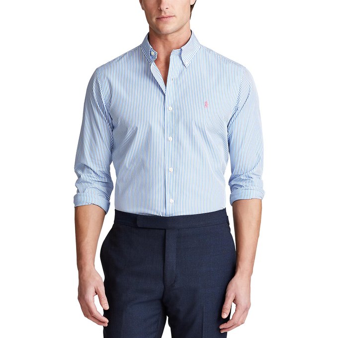 ralph lauren sky blue shirt