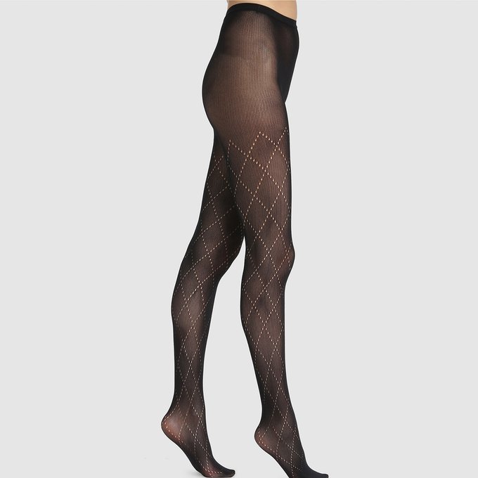 diamond fishnet stocking