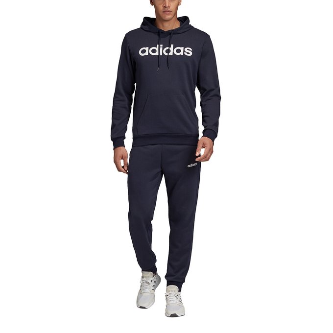navy blue adidas tracksuit