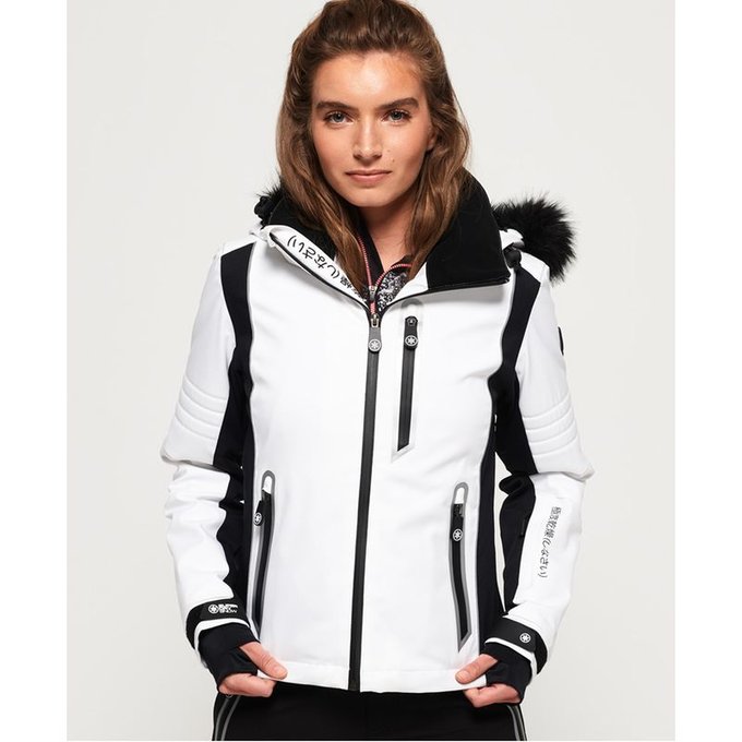 Veste de ski superdry femme blanche Veste de ski superdry femme blanche