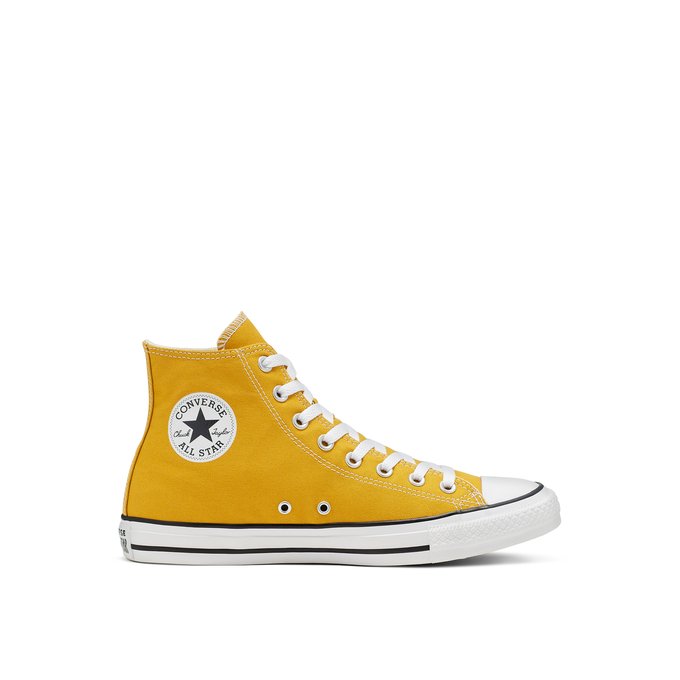 chaussure converse jaune moutarde