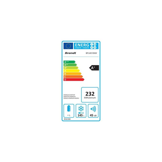 Cong Vert No Frost H144xl55 A Bu4510nw Blanc Brandt La Redoute