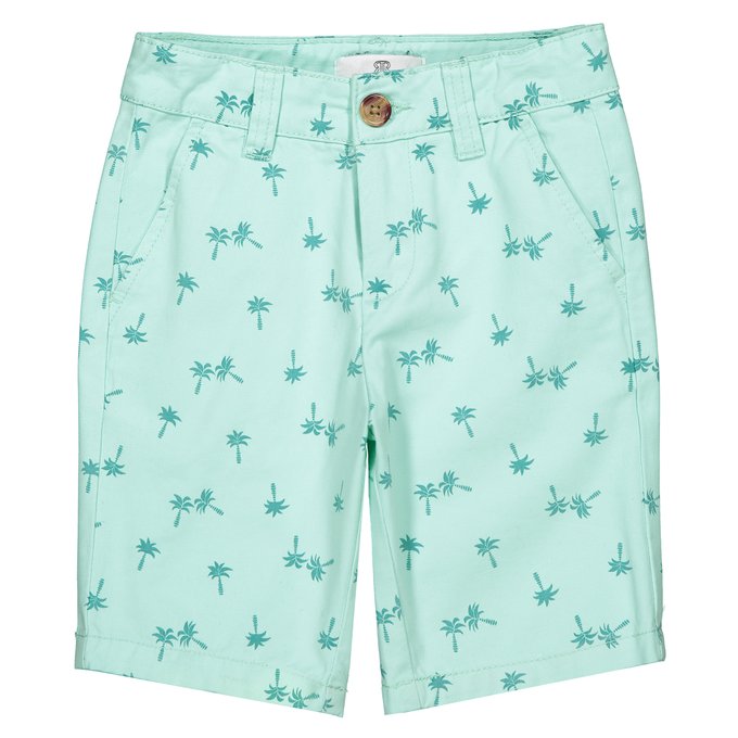 La Redoute Collections Big Boys Plain Bermuda Shorts 3-12 Years