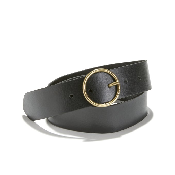 Circle leather belt black Levi's | La 