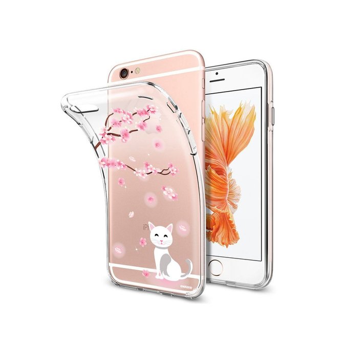 coque iphone 6 silicone fleur