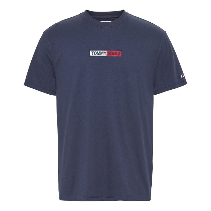 tommy jeans box logo t shirt