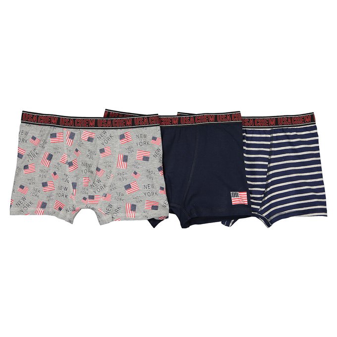 La Redoute Collections Big Boys Pack of 2 Boxer-Style Swim Shorts 3-12 Years