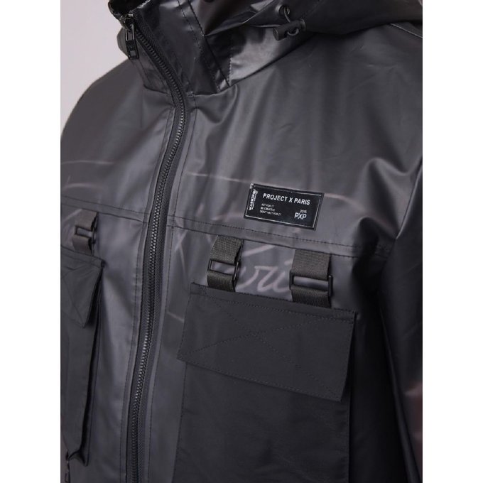 Imperméable transparent noir Project X | La Redoute Imperméable transparent noir Project X | La Redoute