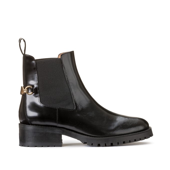 Milo Leather Chelsea Boots with Low Heel