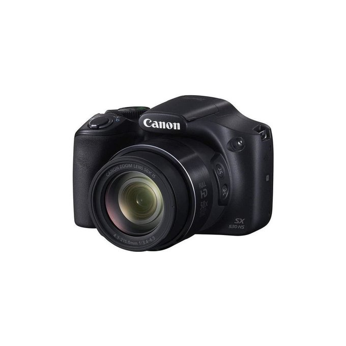 Appareil Photo 16 Mp Canon Powershot Sx530 Hs Noir Zoom Optique