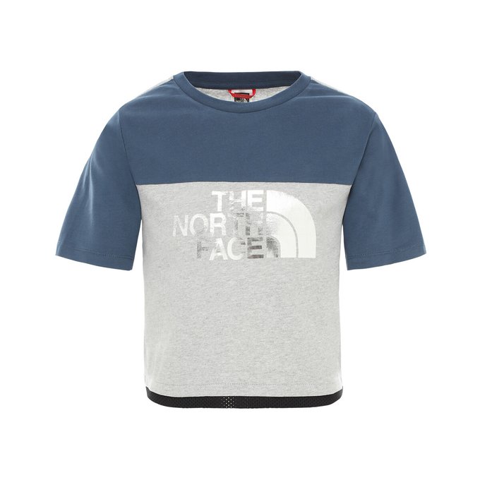the north face blue t shirt
