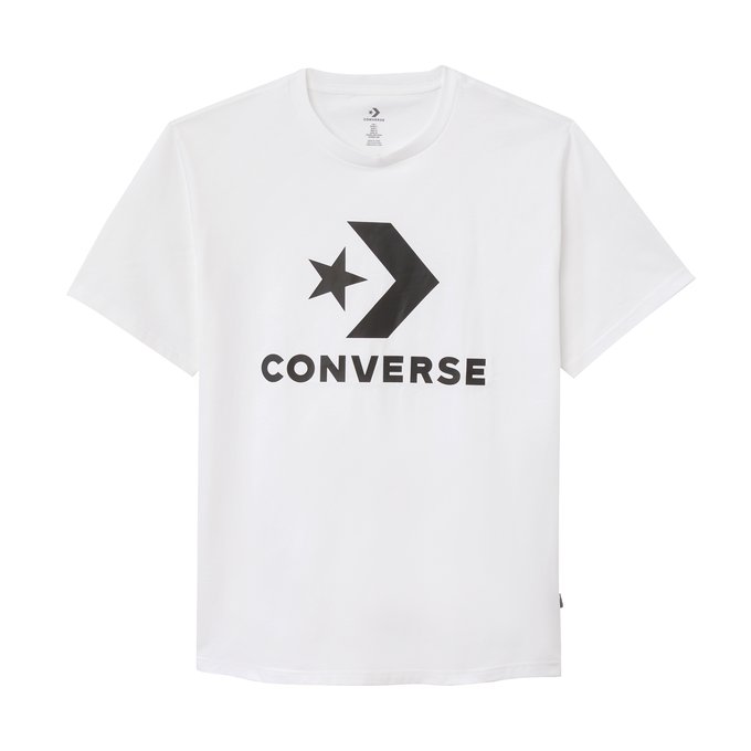 t shirt converse blanche
