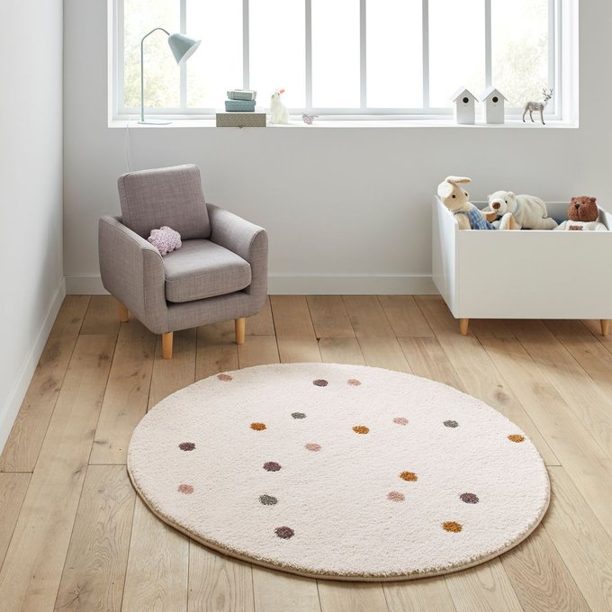 Tapis Rond A Pois Enfant Khella Multicolore La Redoute Interieurs