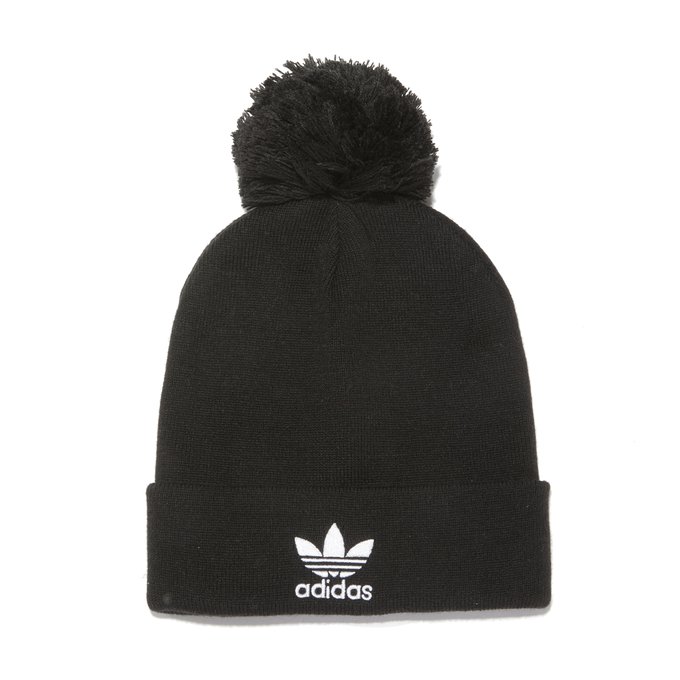 Wool bobble hat , black, Adidas 