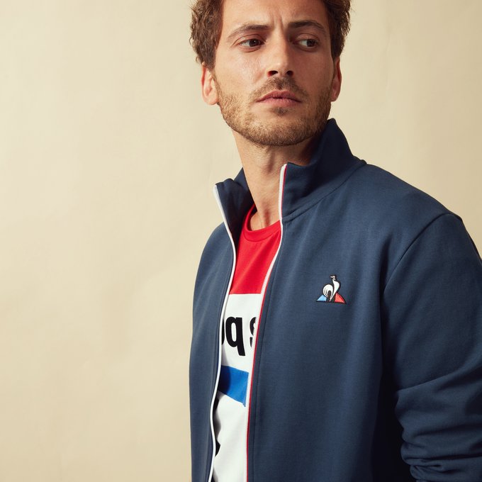 polo le coq sportif bleu