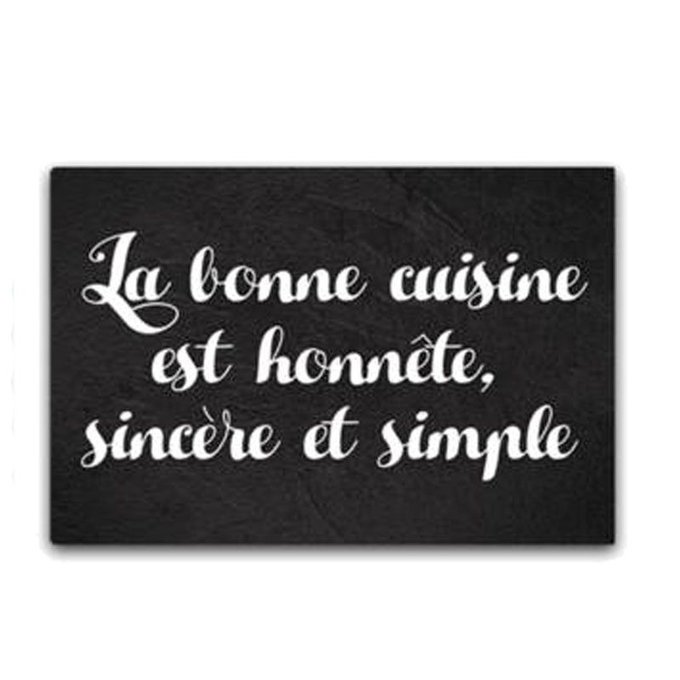 Planche En Verre A Decouper Citation Gris United Labels La Redoute