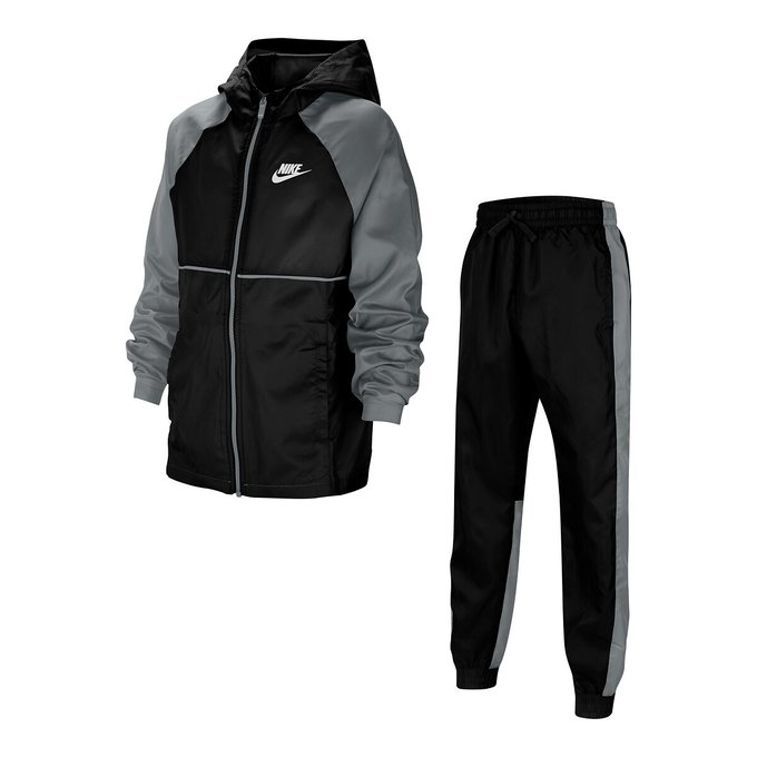 black nike tracksuit