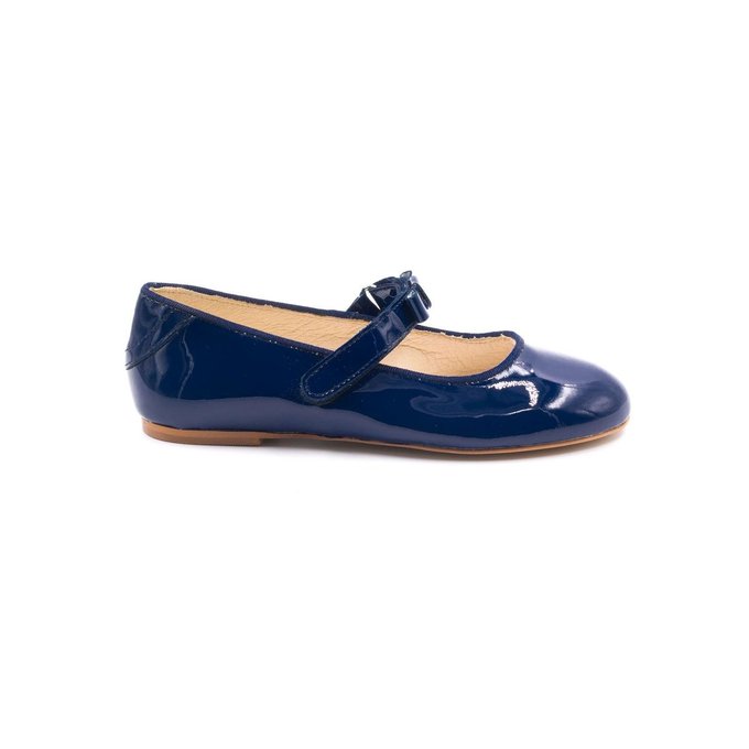 ballerines vernies bleu marine