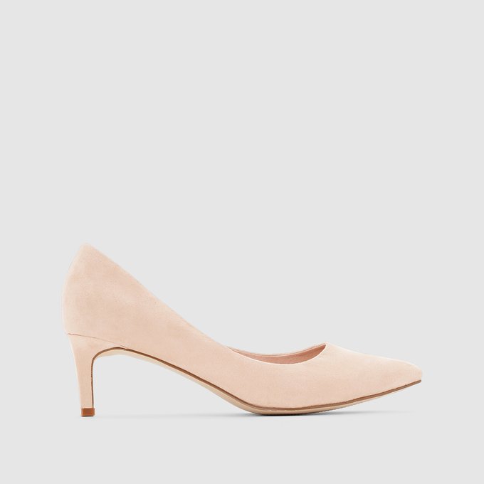 escarpins nubuck beige