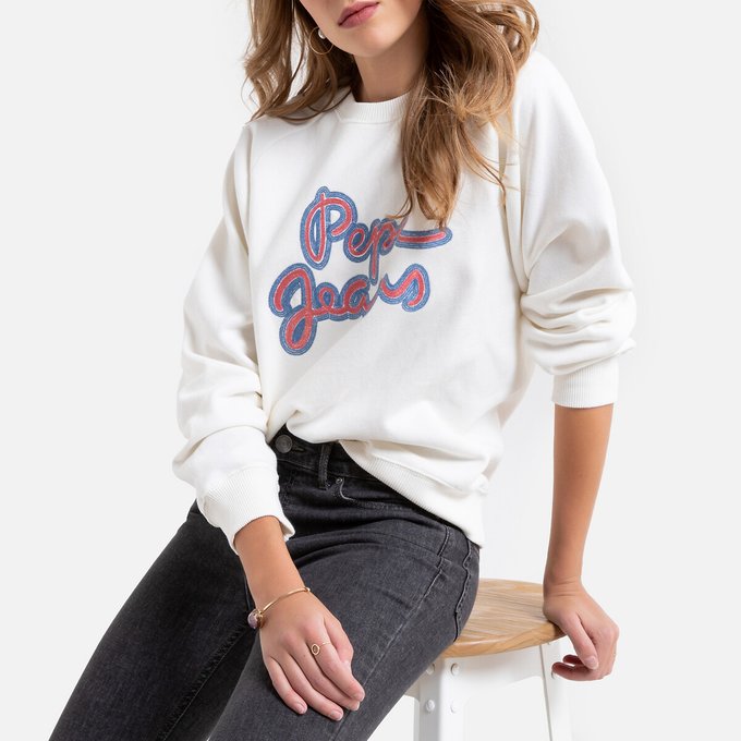 pepe jeans white sweatshirt