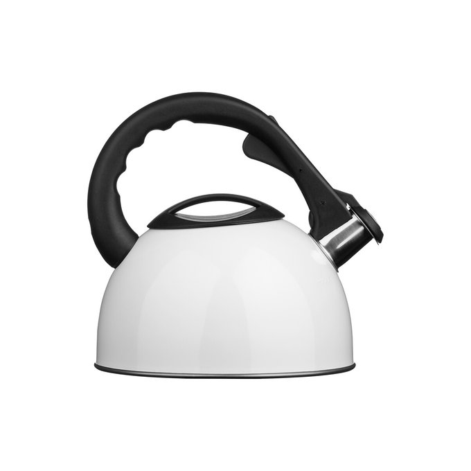 2.5l whistling kettle in white , white 2.5 Litre Whistling Kettle