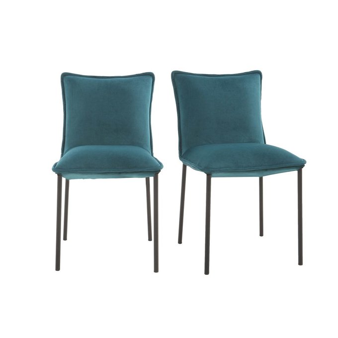 Chaises design velours (lot de 2) solace Miliboo | La Redoute Chaises design velours (lot de 2) solace Miliboo | La Redoute