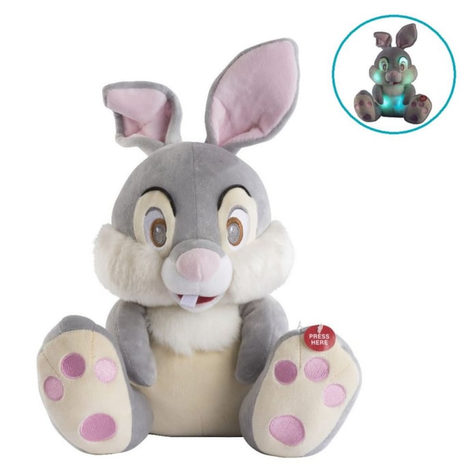 Peluche Lumineuse Et Musicale Disney Bambi Lapin Panpan Gris Sevira Kids La Redoute