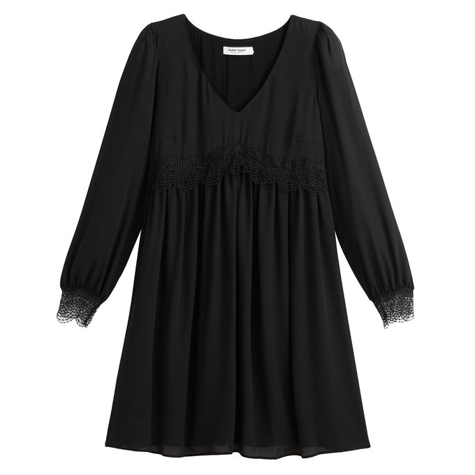 robe naf naf dentelle