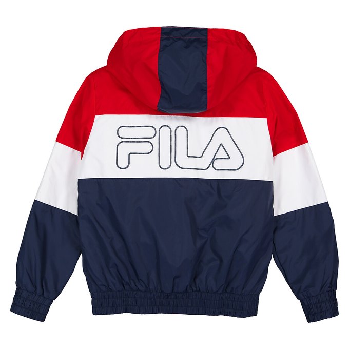 fila white red blue