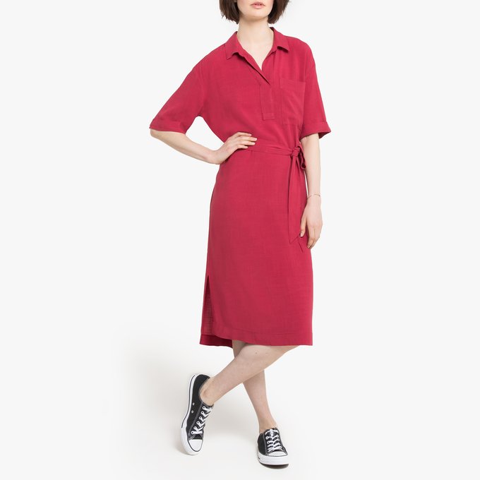 esprit red dress