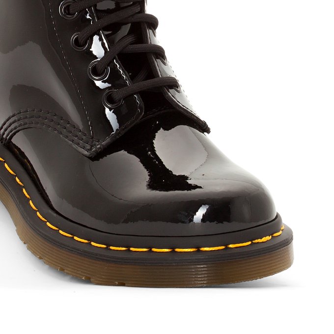 ankle boots black patent Dr Martens 