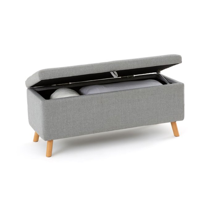 Banc Bout De Lit Coffre Jimi Gris Clair La Redoute Interieurs