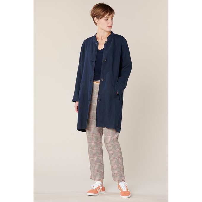 Manteau doris marine Harris Wilson | La Redoute Manteau femme HARRIS WILSON | La Redoute