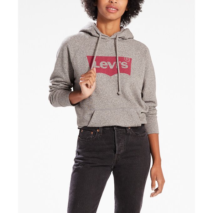 levis grey hoodie