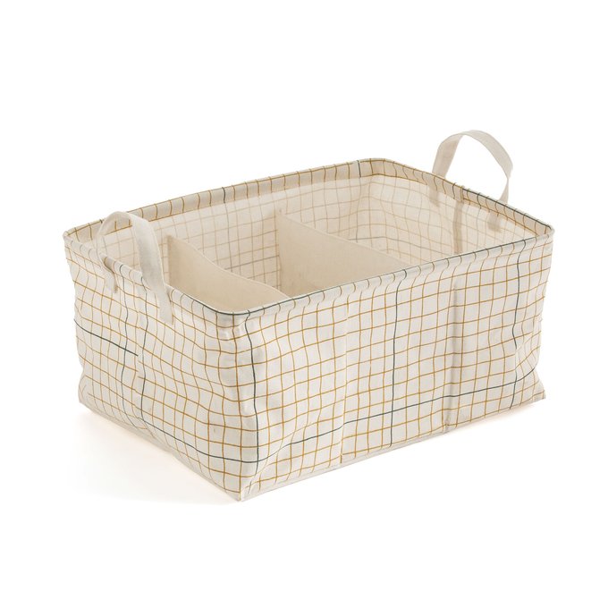 multi compartment laundry basket