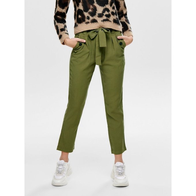 Pantalon ceinture a nouer clearance
