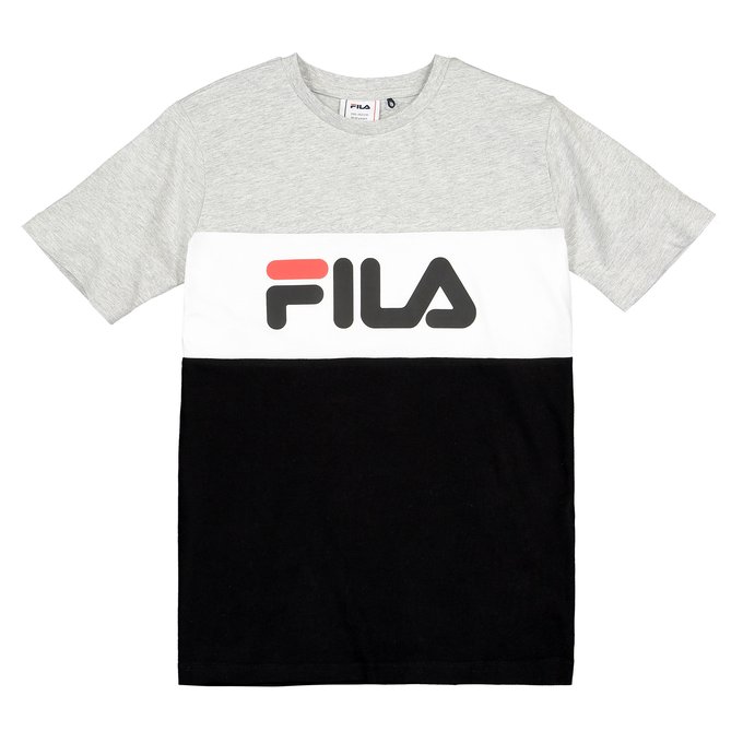 black and white fila shirt