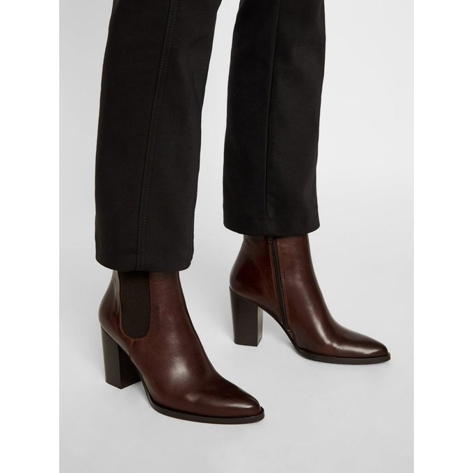 bottes talon carre